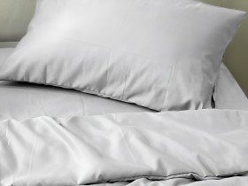 Наволочка 50x70 Ecotton Полисатин Light Grey