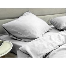 Наволочка 50x70 Ecotton Полісатин Light Grey