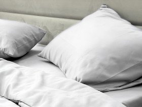 Наволочка 50x70 Ecotton Полисатин Light Grey