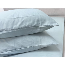 Наволочка 70x70 2 шт. Ecotton Сатин Aqua Grey 15-5205