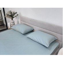 Наволочка 70x70 2 шт. Ecotton Сатин Aqua Grey 15-5205