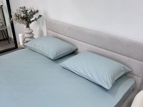Наволочка 70x70 2 шт. Ecotton Сатин Aqua Grey 15-5205