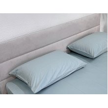 Наволочка 70x70 2 шт. Ecotton Сатин Aqua Grey 15-5205