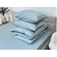 Наволочка 70x70 2 шт. Ecotton Сатин Aqua Grey 15-5205