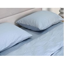 Наволочка 70x70 2 шт. Ecotton Сатин Голубой Pearl 14-4206