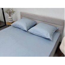 Наволочка 70x70 2 шт. Ecotton Сатин Голубой Pearl 14-4206