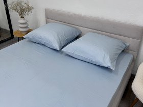 Наволочка 70x70 2 шт. Ecotton Сатин Голубой Pearl 14-4206
