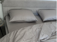 Наволочка 70x70 2 шт. Ecotton Сатин Chateau Grey 15-4503