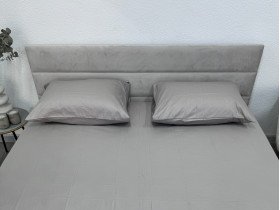 Наволочка 70x70 2 шт. Ecotton Сатин Chateau Grey 15-4503