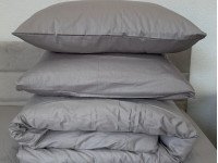 Наволочка 70x70 2 шт. Ecotton Сатин Chateau Grey 15-4503