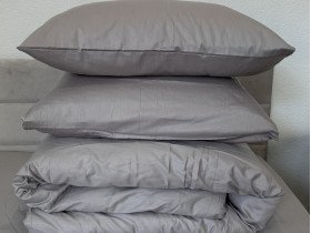 Наволочка 70x70 2 шт. Ecotton Сатин Chateau Grey 15-4503
