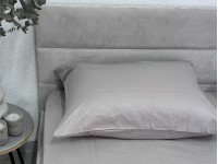 Наволочка 70x70 2 шт. Ecotton Сатин Chateau Grey 15-4503