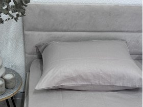 Наволочка 70x70 2 шт. Ecotton Сатин Chateau Grey 15-4503
