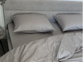 Наволочка 70x70 2 шт. Ecotton Сатин Chateau Grey 15-4503