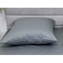 Наволочка 70x70 2 шт. Ecotton Сатин Серый Natural 17-4402