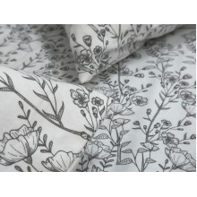 Наволочка 70x70 Ecotton Фланель Біло-чорний SB-207274/2