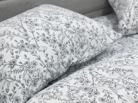 Наволочка 70x70 Ecotton Фланель Біло-чорний SB-207274/2