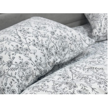 Наволочка 70x70 Ecotton Фланель Біло-чорний SB-207274/2