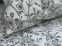 Наволочка 70x70 Ecotton Фланель Біло-чорний SB-207274/2