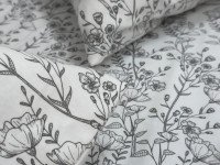 Наволочка 70x70 Ecotton Фланель Біло-чорний SB-207274/2