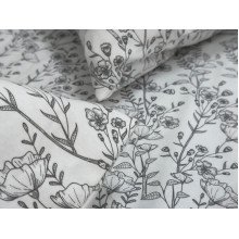 Наволочка 70x70 Ecotton Фланель Біло-чорний SB-207274/2