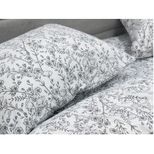 Наволочка 70x70 Ecotton Фланель Біло-чорний SB-207274/2