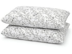 Наволочка 70x70 Ecotton Фланель Бело-чёрный SB-207274/2