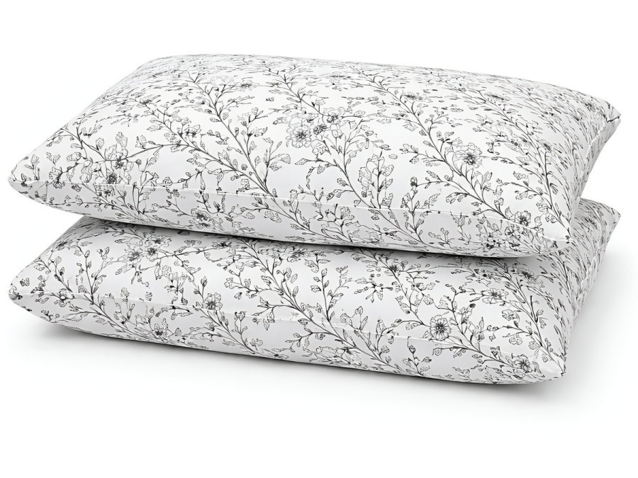 Наволочка 70x70 Ecotton Фланель Біло-чорний SB-207274/2