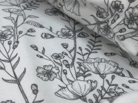 Наволочка 70x70 Ecotton Фланель Біло-чорний SB-207274/2