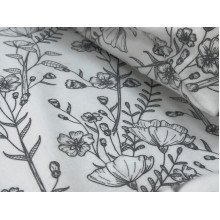 Наволочка 70x70 Ecotton Фланель Біло-чорний SB-207274/2