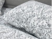 Наволочка 70x70 Ecotton Фланель Біло-чорний SB-207274/2