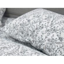 Наволочка 70x70 Ecotton Фланель Біло-чорний SB-207274/2