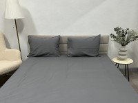 Pillowcase 70x70 Ecotton Flannel Grey SB-148