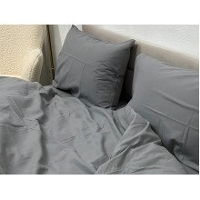 Наволочка 70x70 Ecotton Фланель Cірий SB-148