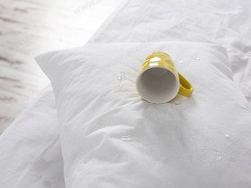 Наволочка 70x70 Ecotton Aqua-stop Махрова тканина на блискавці