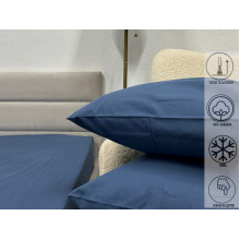 Наволочка 50x70 Ecotton Фланель Голубой SB-199