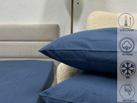 Наволочка 50x70 Ecotton Фланель Голубой SB-199