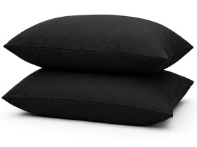 Наволочка 50x70 Ecotton Фланель Черный SB-184