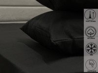 Наволочка 50x70 Ecotton Фланель Черный SB-184