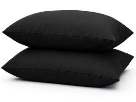Наволочка 50x70 Ecotton Фланель Черный SB-184
