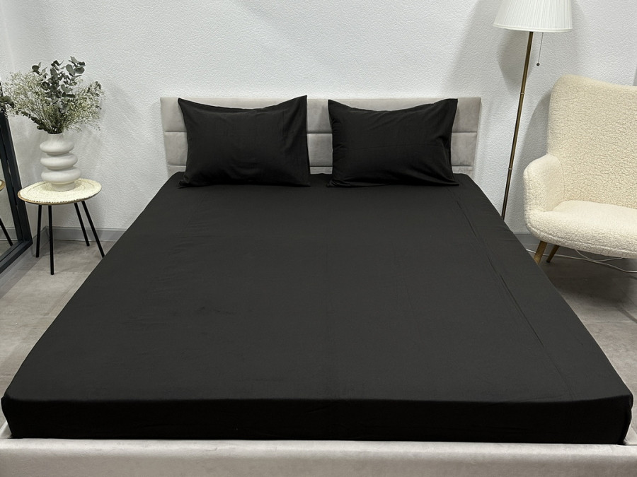 Наволочка 50x70 Ecotton Фланель Черный SB-184