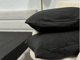 Наволочка 50x70 Ecotton Фланель Черный SB-184