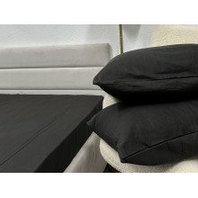 Наволочка 70x70 Ecotton Фланель Черный SB-184
