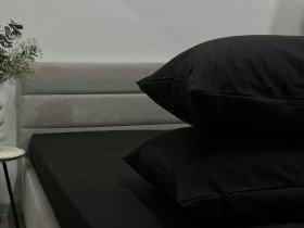Наволочка 50x70 Ecotton Фланель Черный SB-184