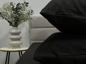 Наволочка 50x70 Ecotton Фланель Черный SB-184