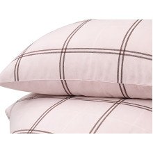 Наволочка 70x70 Ecotton Фланель Рожевий MO3111/3