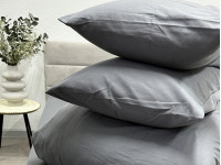 Наволочка 50x70 Ecotton Фланель Серый SB-148