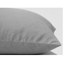 Наволочка 70x70 Ecotton Фланель Сірий SB-148