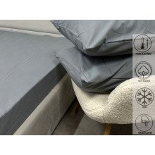 Наволочка 70x70 Ecotton Фланель Сірий SB-148