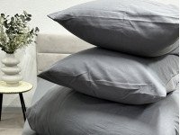 Наволочка 50x70 Ecotton Фланель Серый SB-148